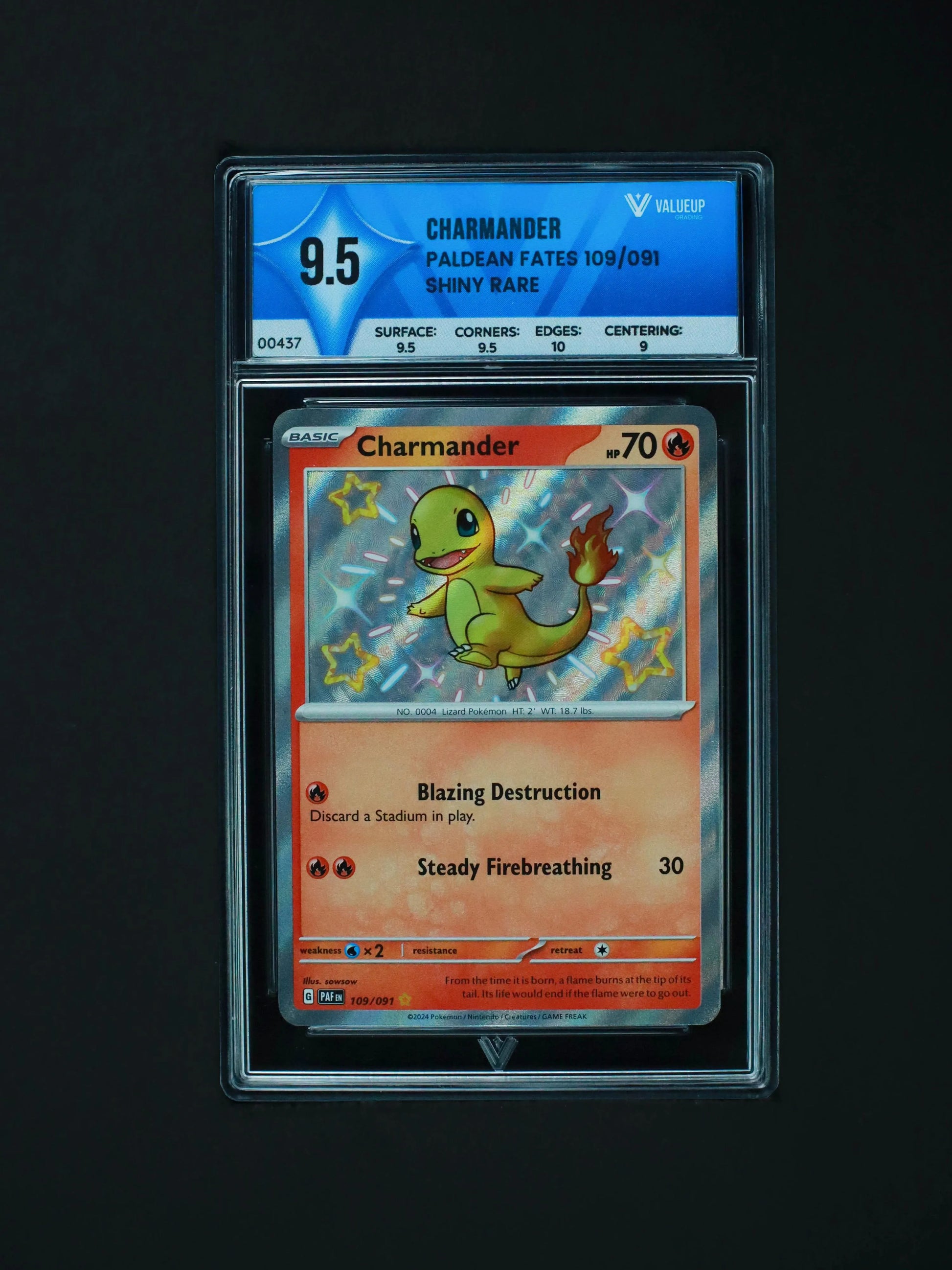 Charmander Grading Card