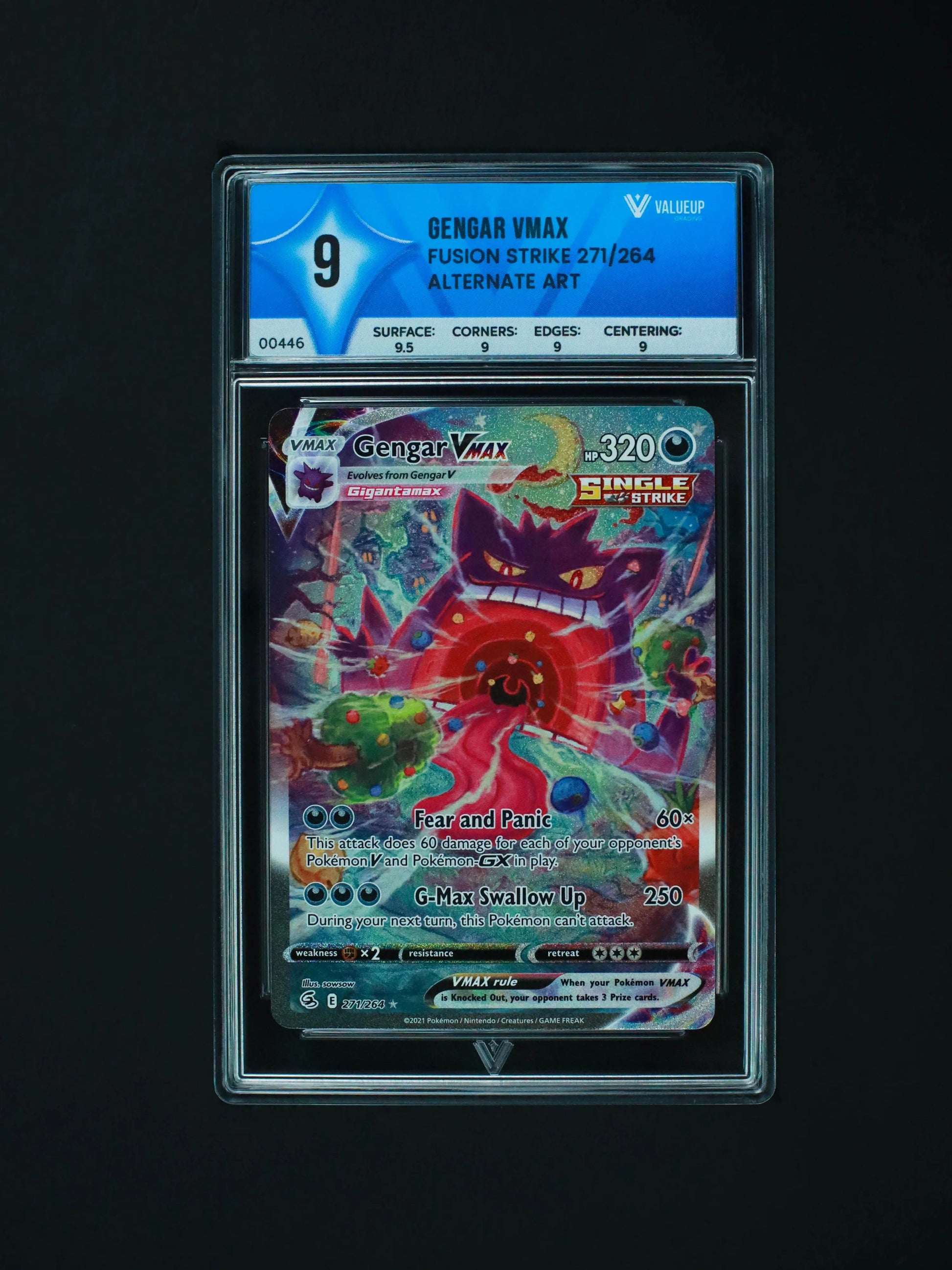 Gengar Vmax Grading Card