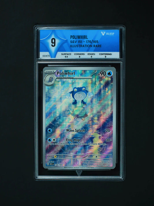 00470 POLIWHIRL Grading Card