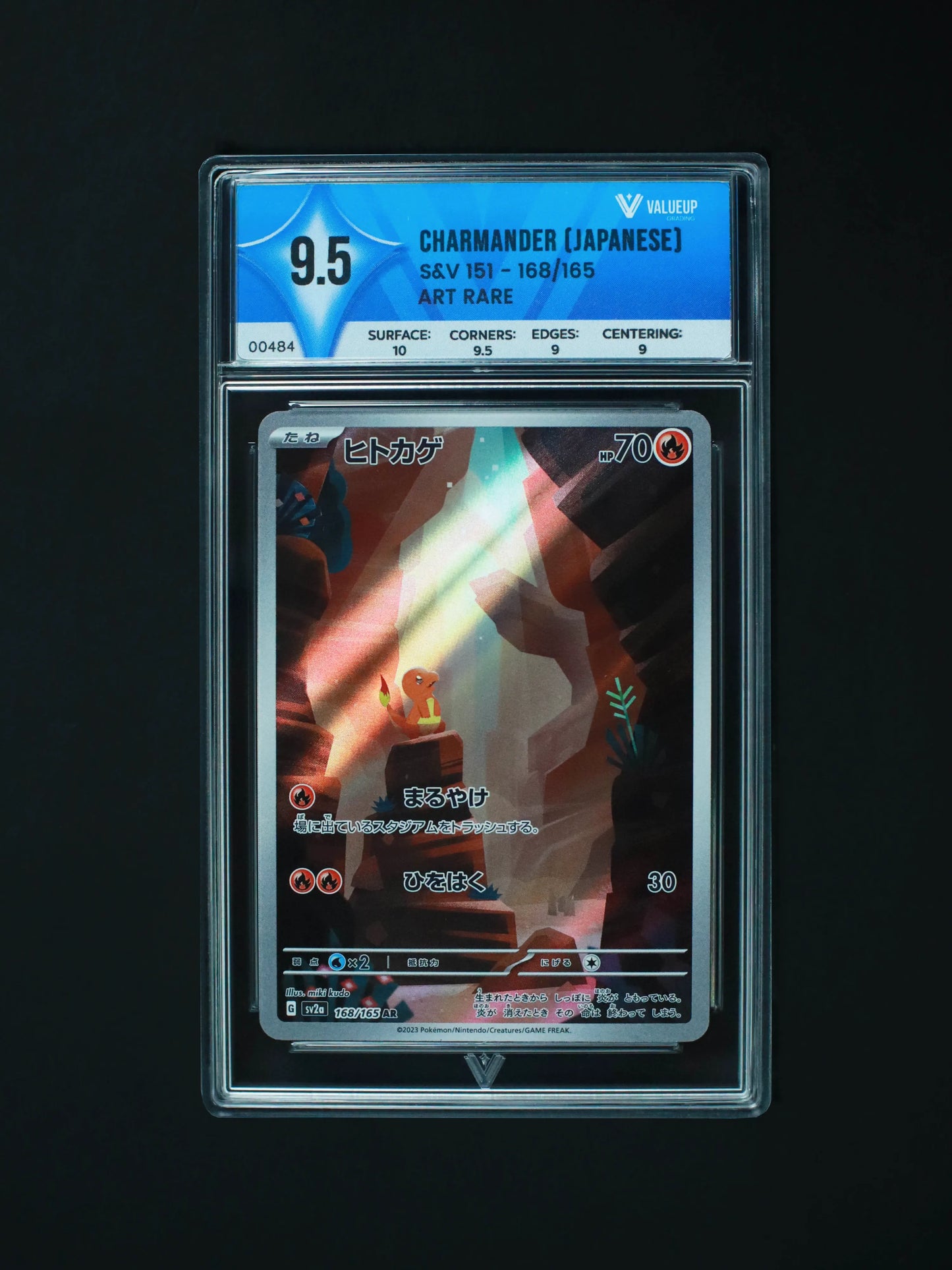 00484 CHARMANDER (JAPANESE) Grading Card