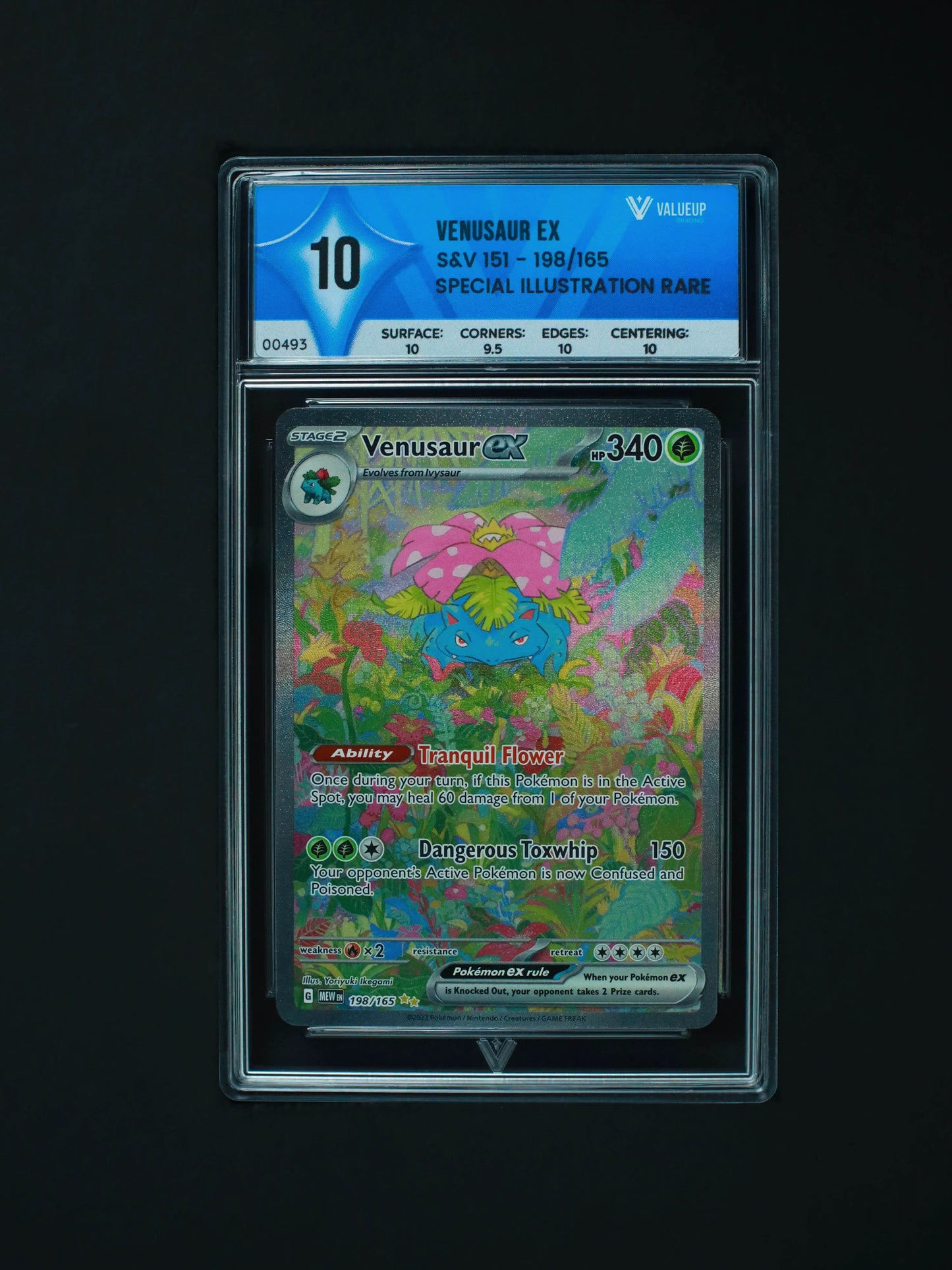 00493 VENUSAUR EX Grading Card