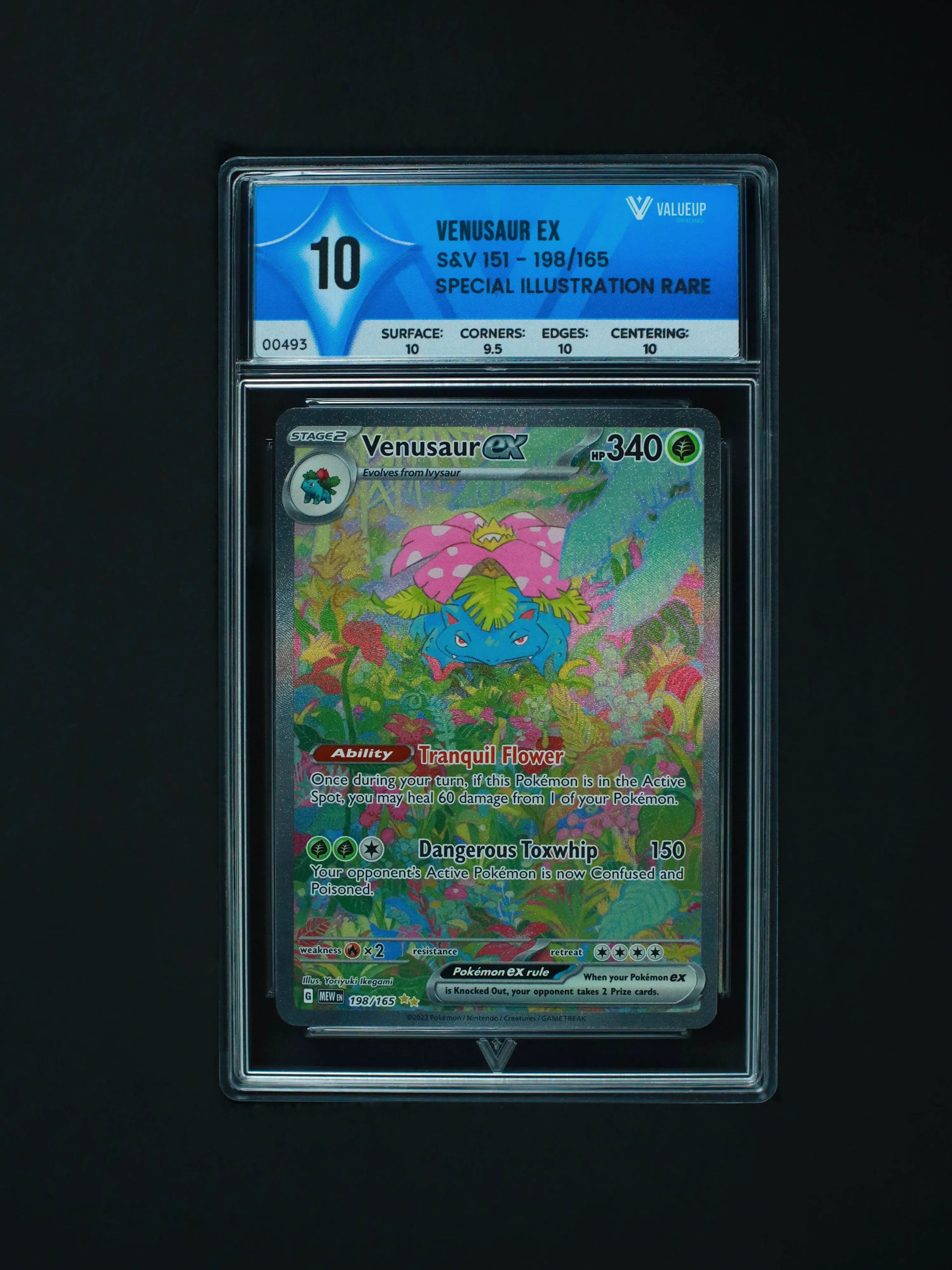 00493 VENUSAUR EX Grading Card