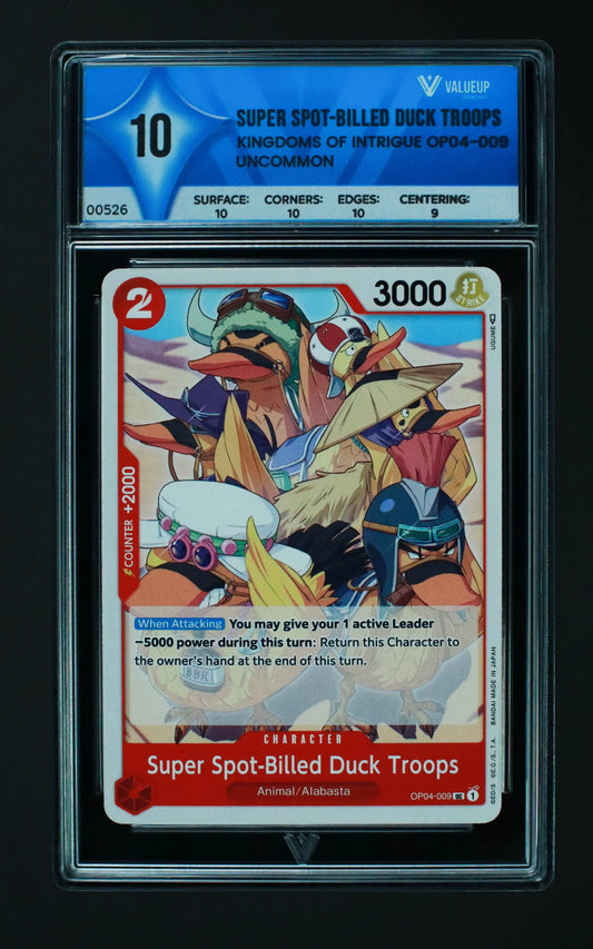 00526 SUPER SPOT-BILLED DUCK TROOPS Grading Card