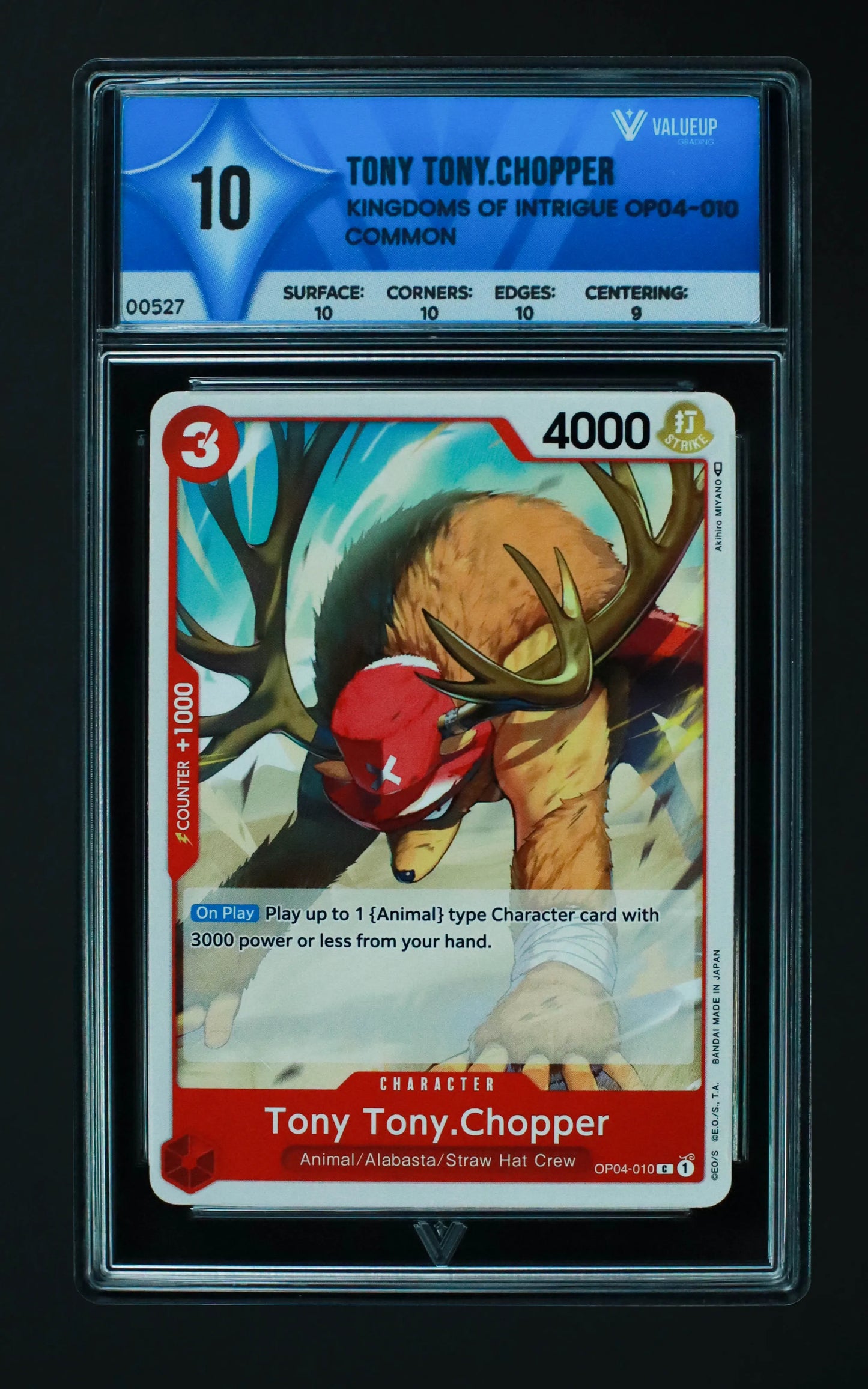 00527 TONY TONY.CHOPPER Grading Card