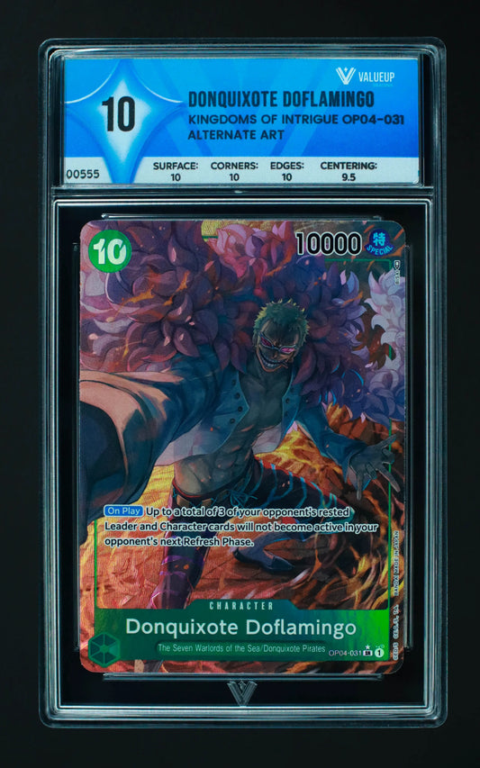 00555 DON QUIXOTE DOFLAMINGO Grading Card