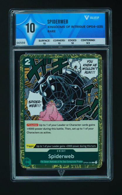 00559 SPIDERWEB Grading Card