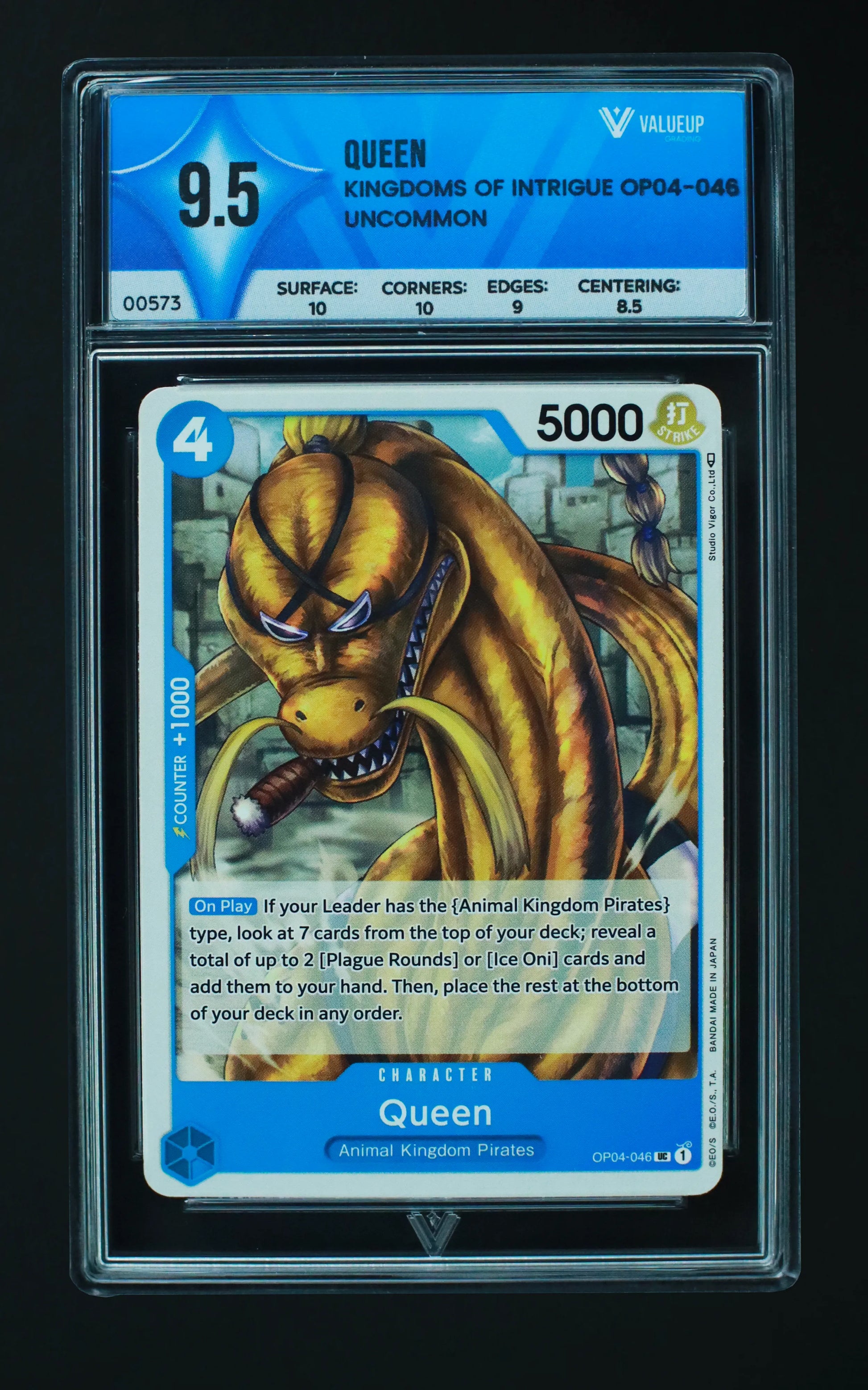 00573 QUEEN Grading Card