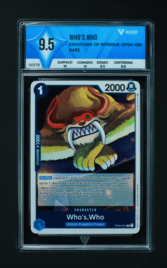 00578 WHO'S.WHO Grading Card