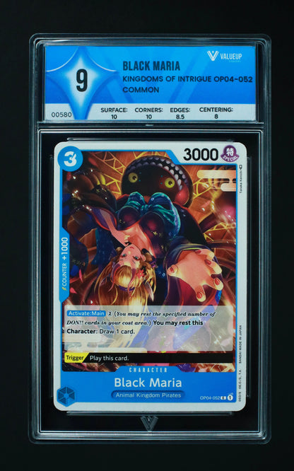 00580 BLACK MARIA Grading Card