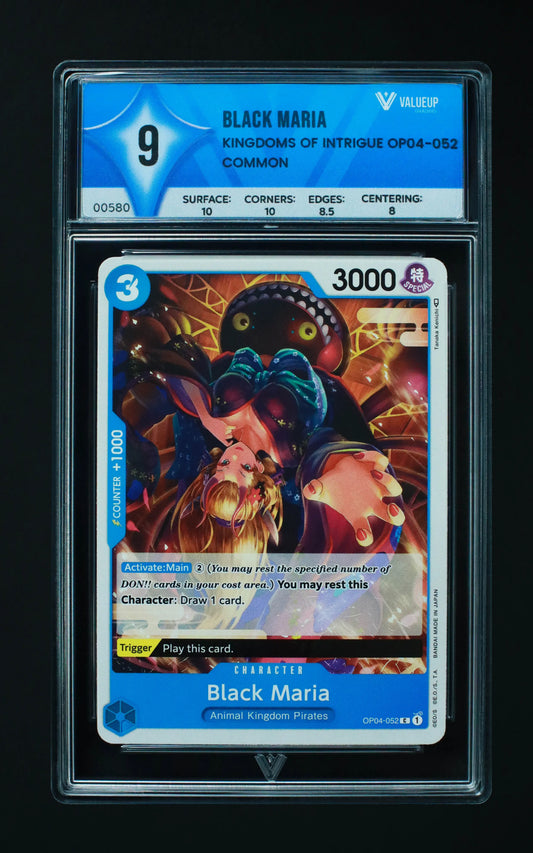 00580 BLACK MARIA Grading Card