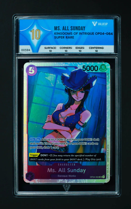 00594 MS. ALL SUNDAY Grading Card