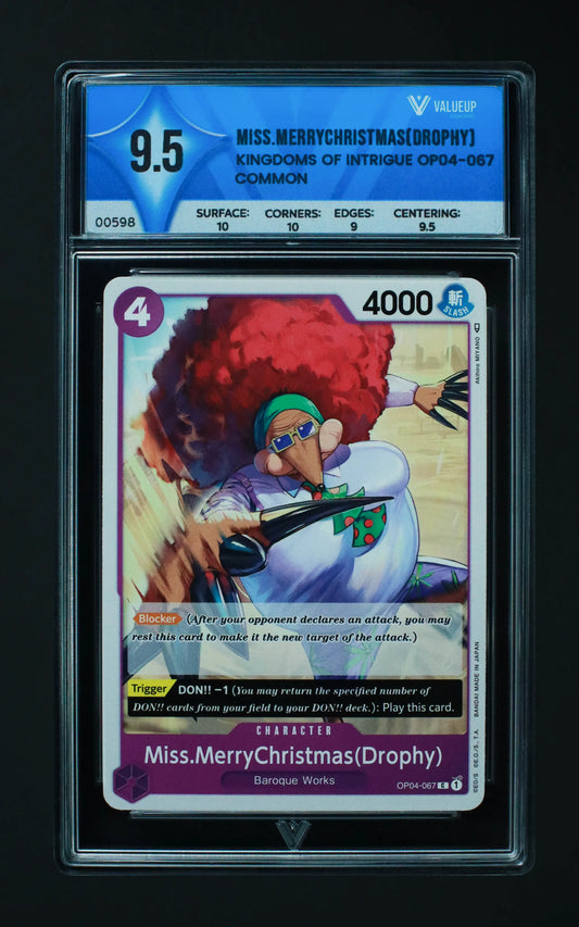 00598 MISS. MERRY CHRISTMAS (DROPHY) Grading Card