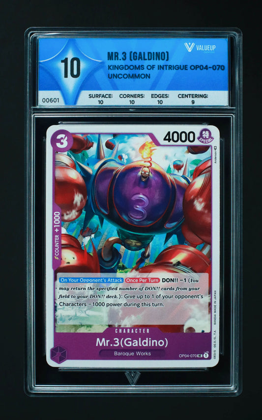 00601 MR.3 (GALDINO) Grading Card