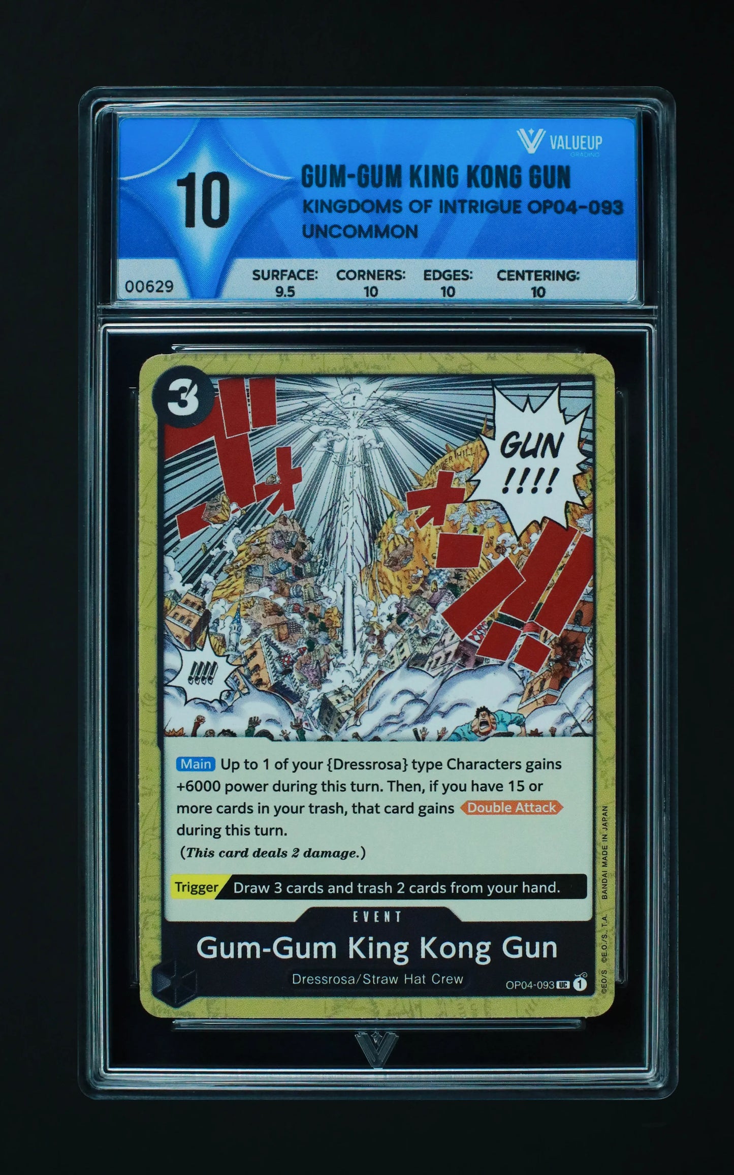 00629 GUM-GUM KING KONG GUN Grading Card