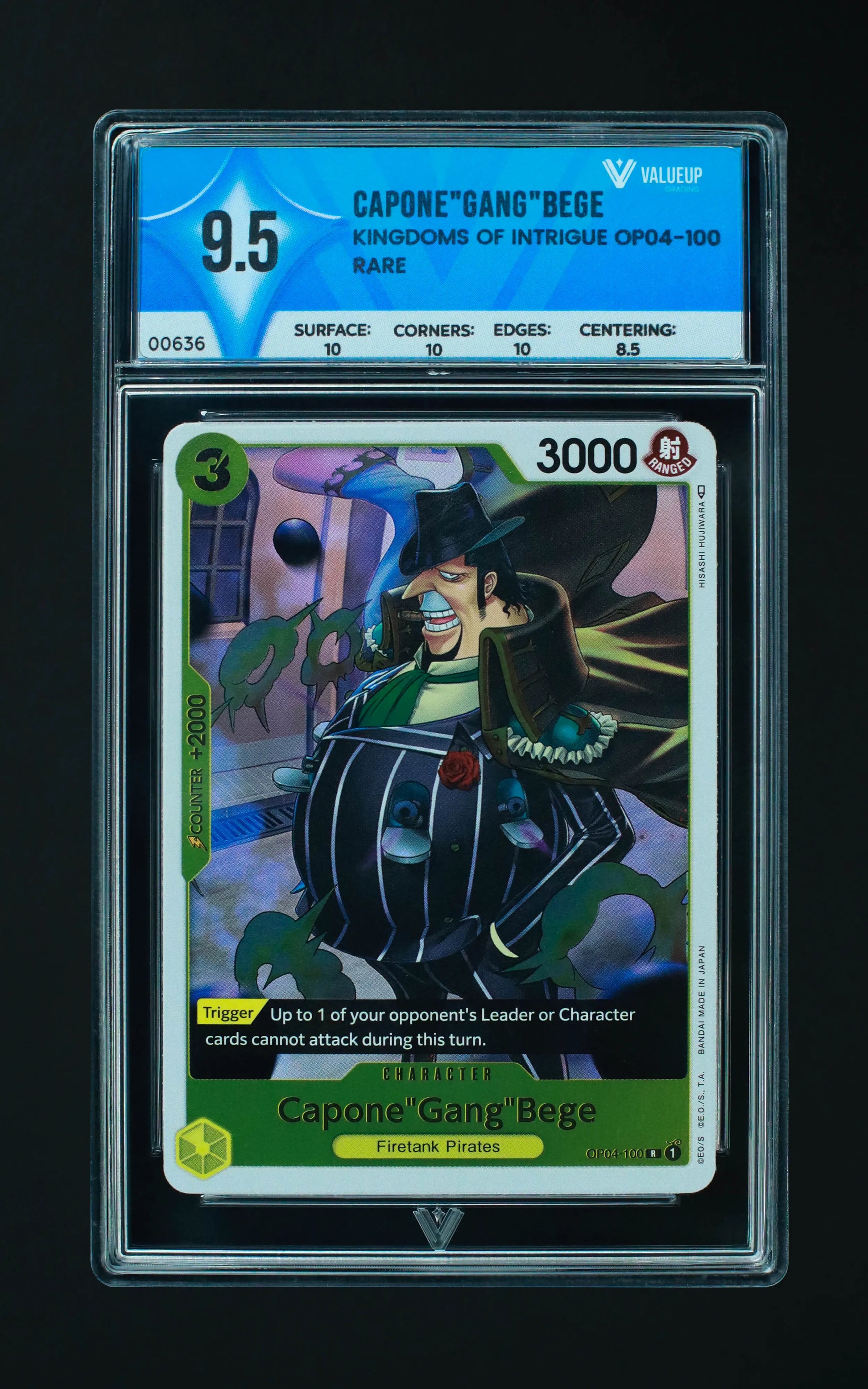 00636 CAPONE"GANG"BEGE Grading Card