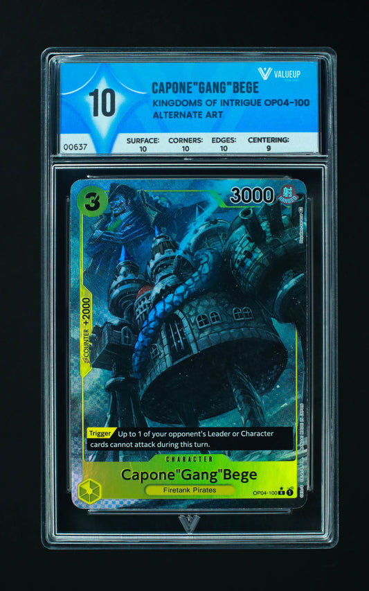 00637 CAPONE"GANG"BEGE Grading Card