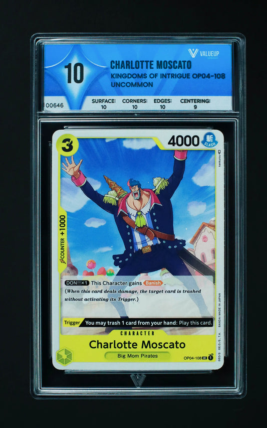 00646 CHARLOTTE MOSCATO Grading Card