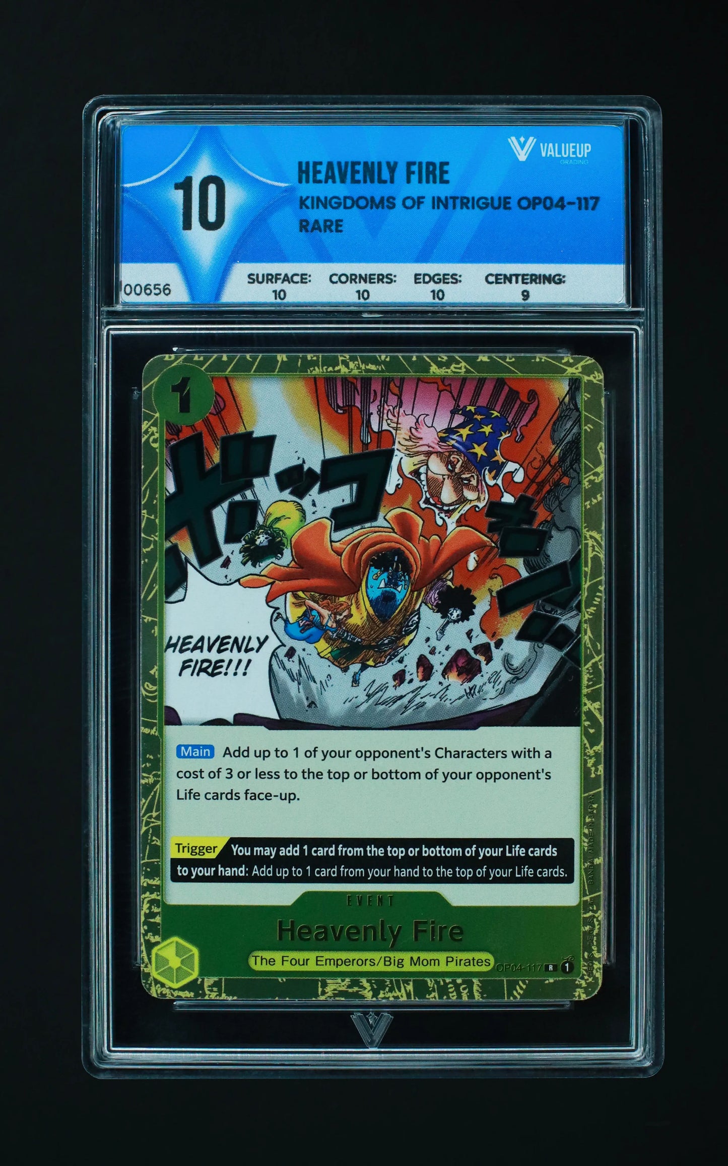 00656 HEAVENLY FIRE Grading Card