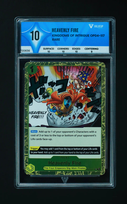00656 HEAVENLY FIRE Grading Card