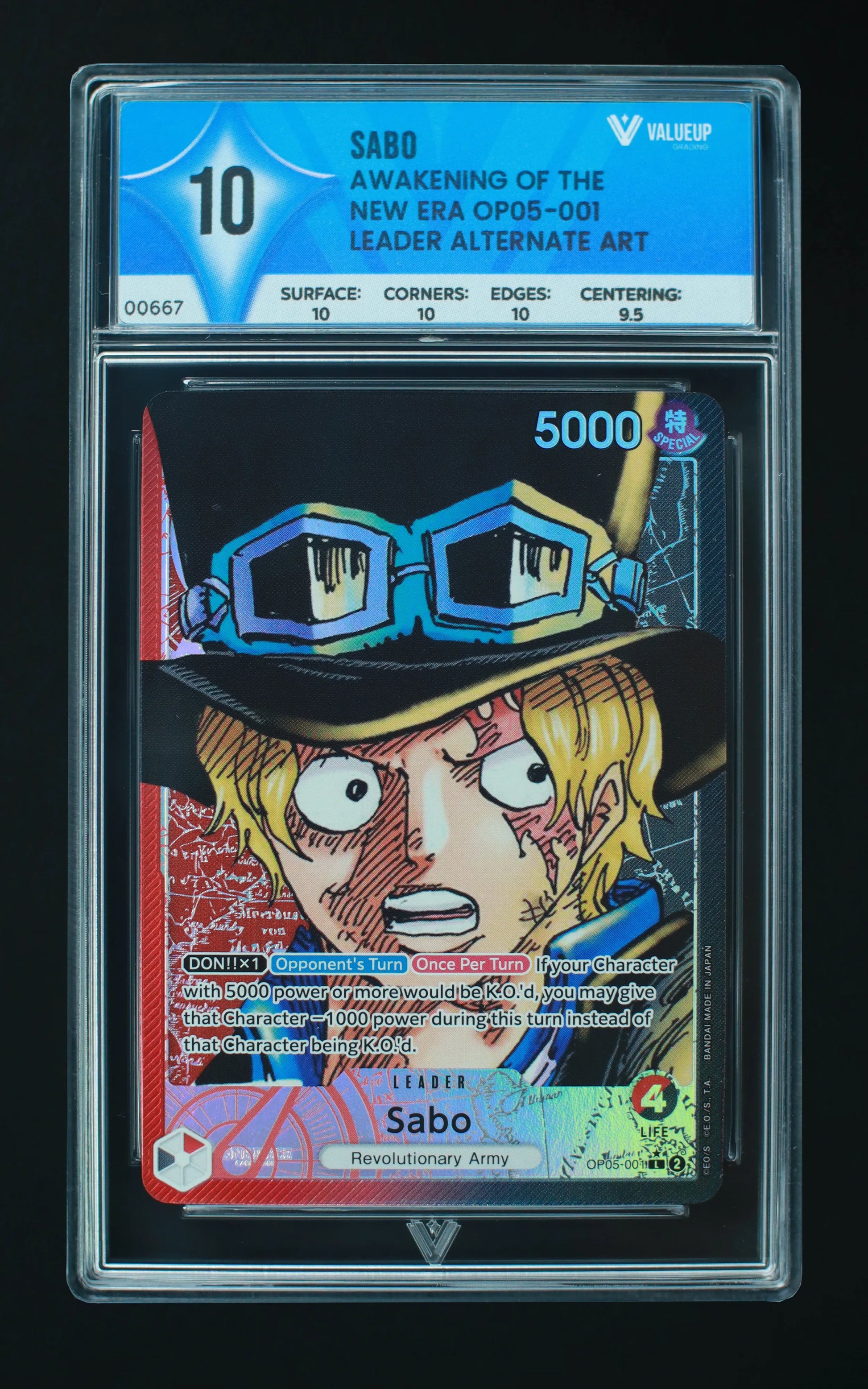00667 SABO Grading Card
