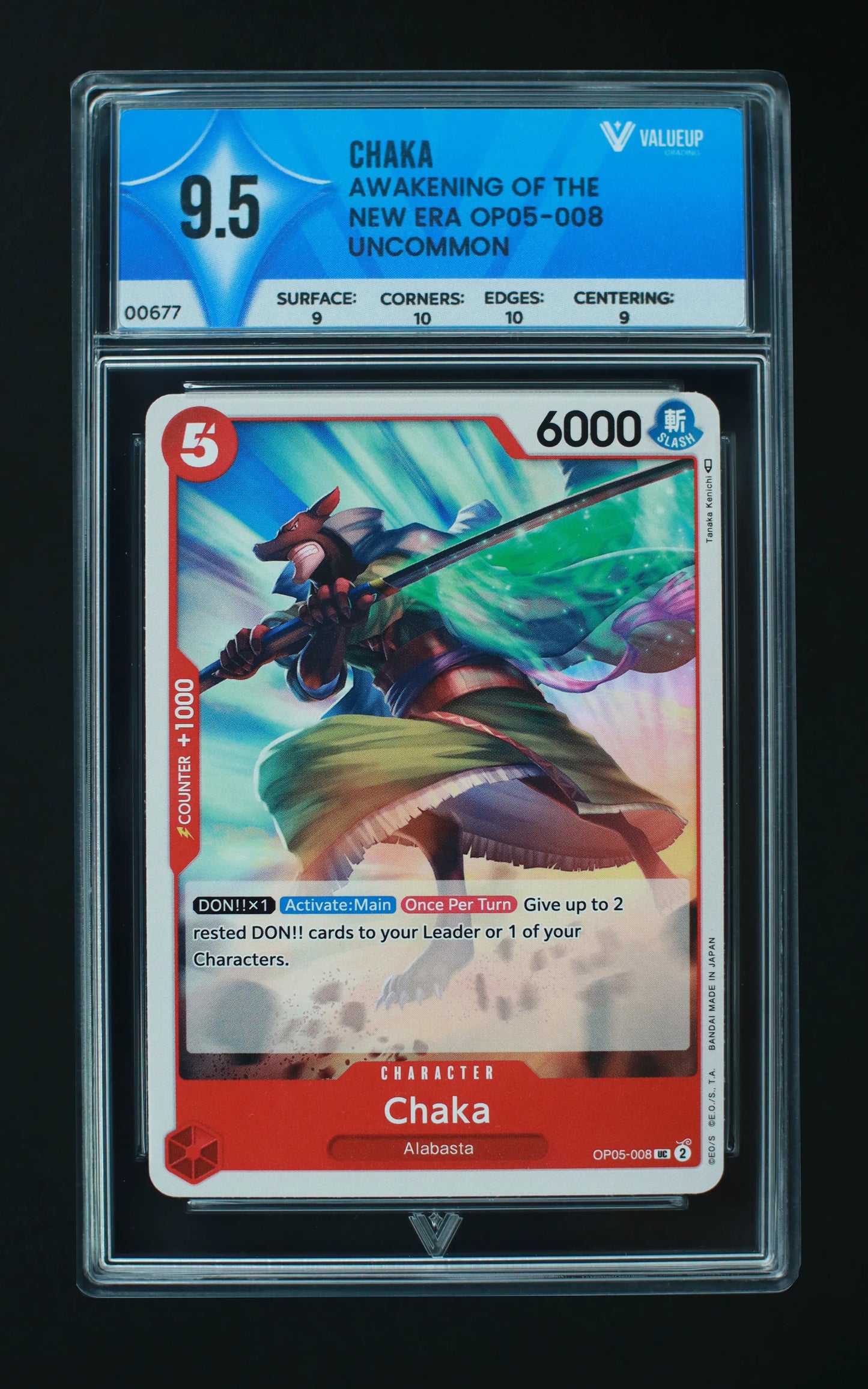 00677 CHAKA Grading Card