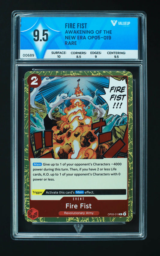 00689 FIRE FIST Grading Card