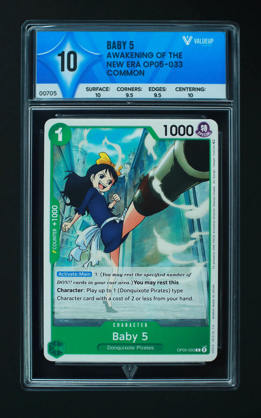 00705 BABY 5 Grading Card