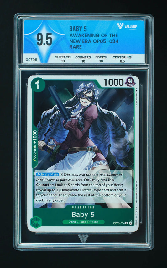 00706 BABY 5 Grading Card