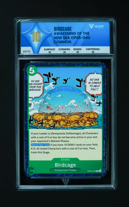 00713 BIRDCAGE Grading Card