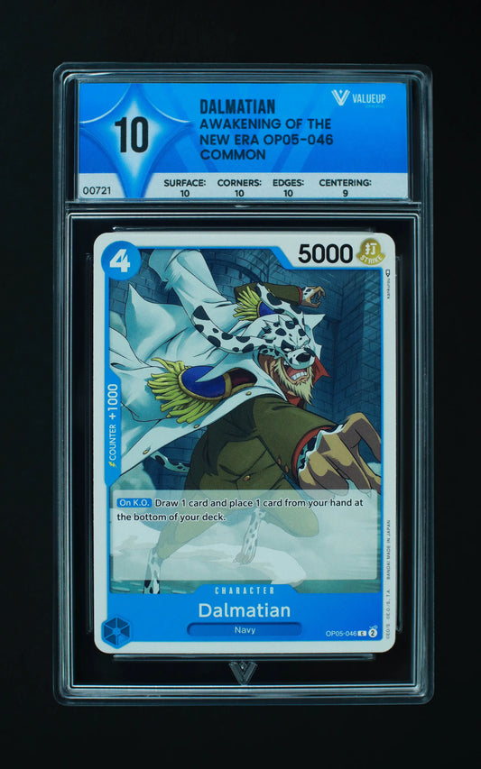 00721 DALMATIAN Grading Card