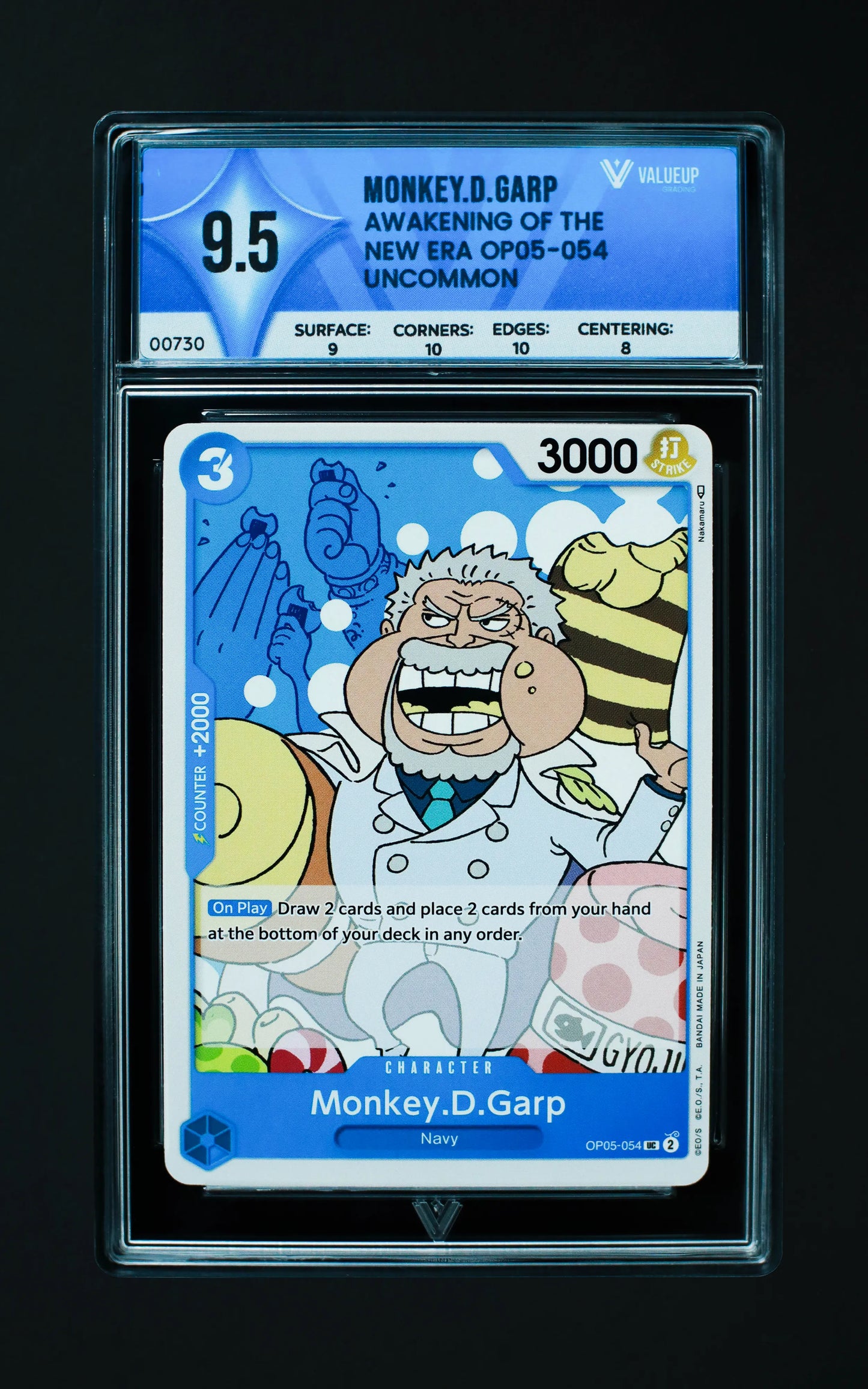 00730 MONKEY.D.GARP Grading Card