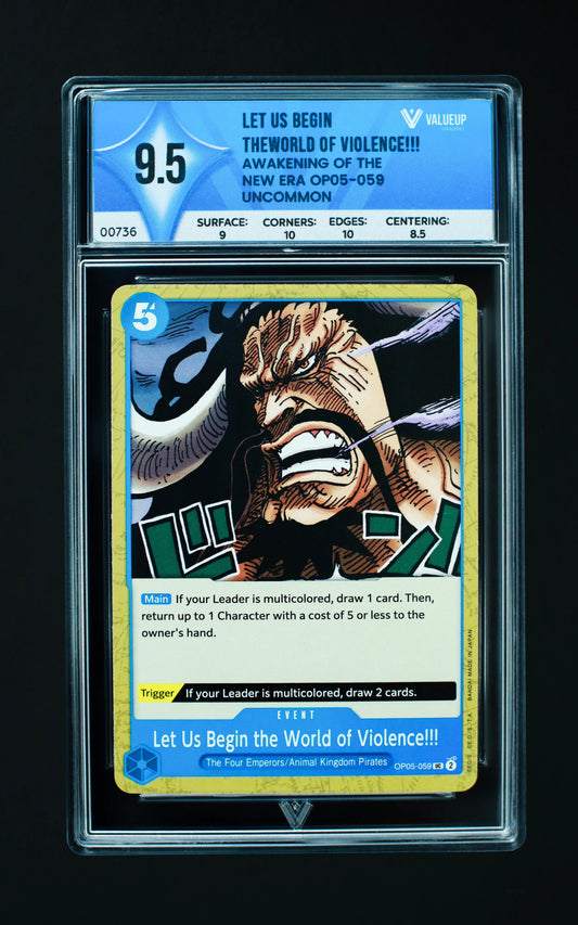 00736 LET US BEGIN Grading Card