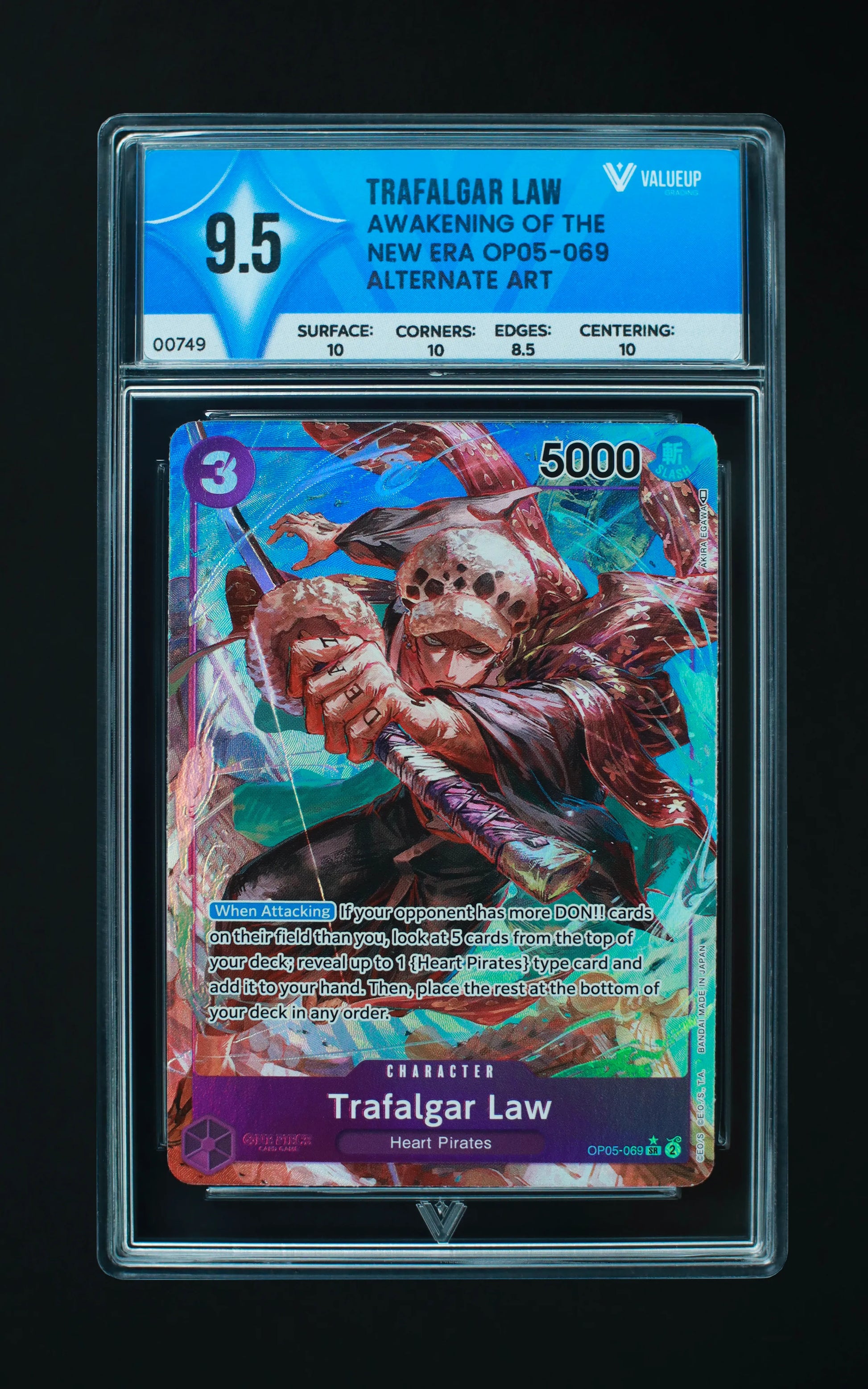 00749 TRAFALGAR LAW Grading Card