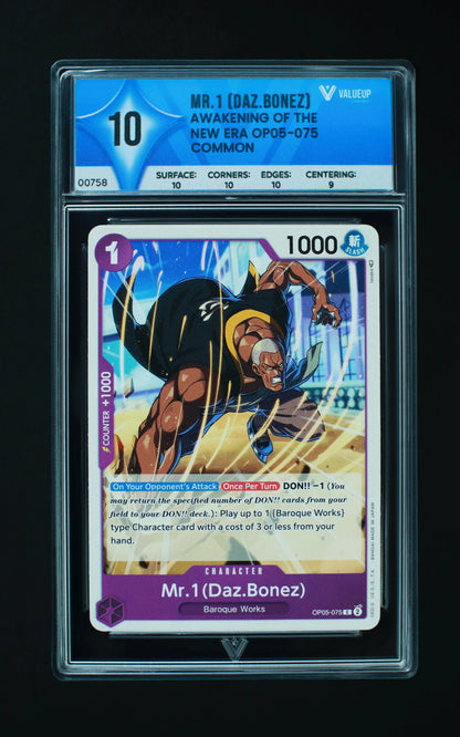 00758 MR. 1 (DAZ.BONEZ) Grading Card