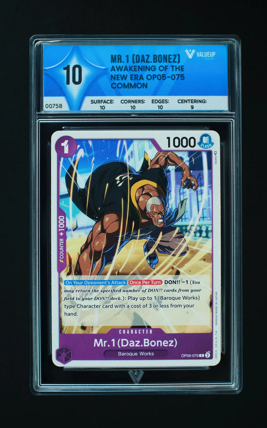 00758 MR. 1 (DAZ.BONEZ) Grading Card