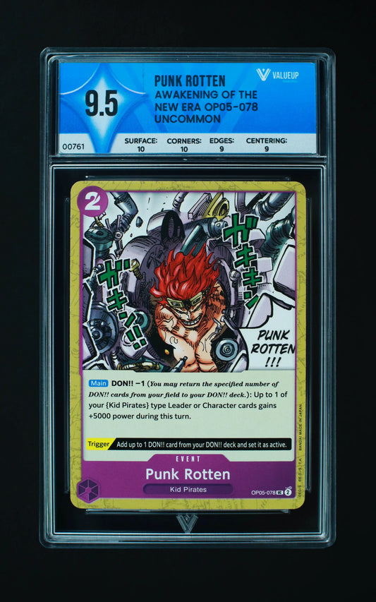 00761 PUNK ROTTEN Grading Card