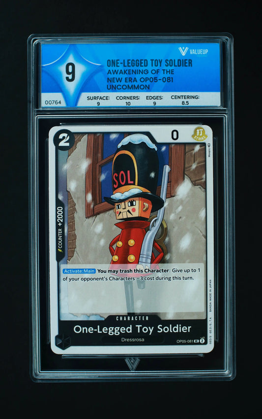 00764 ONE-LEGGED TOY SOLDIER Grading Card