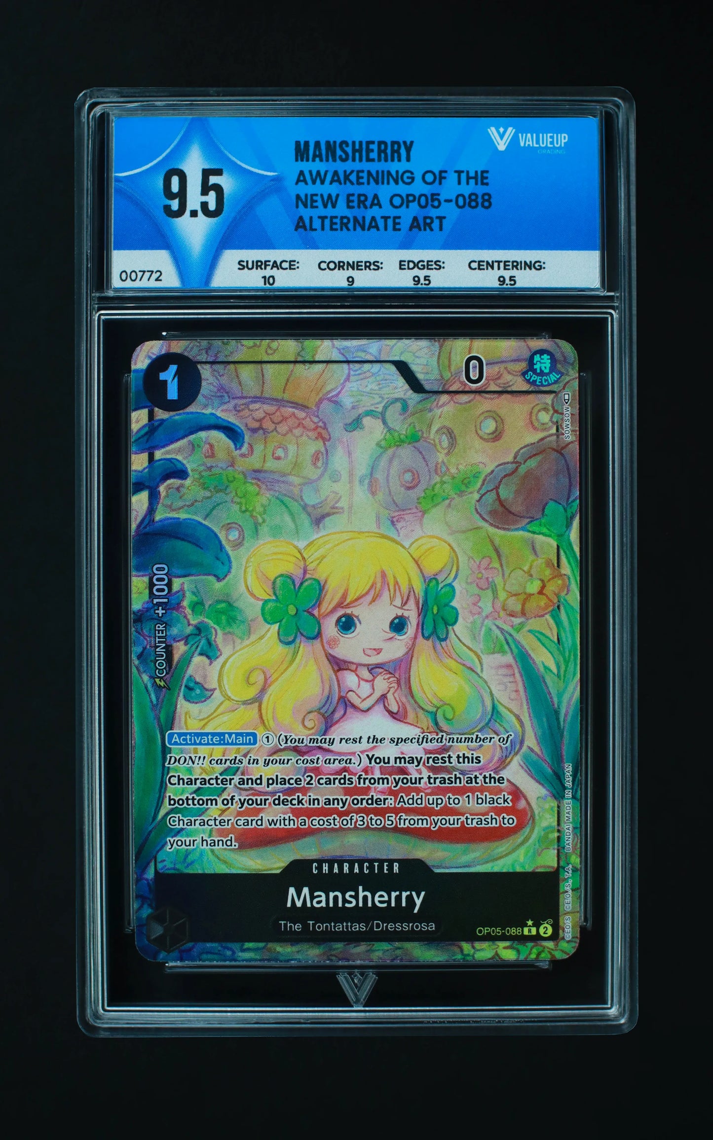 00772 MANSHERRY Grading Card