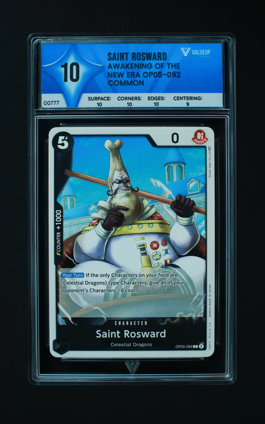 00777 SAINT ROSWARD Grading Card