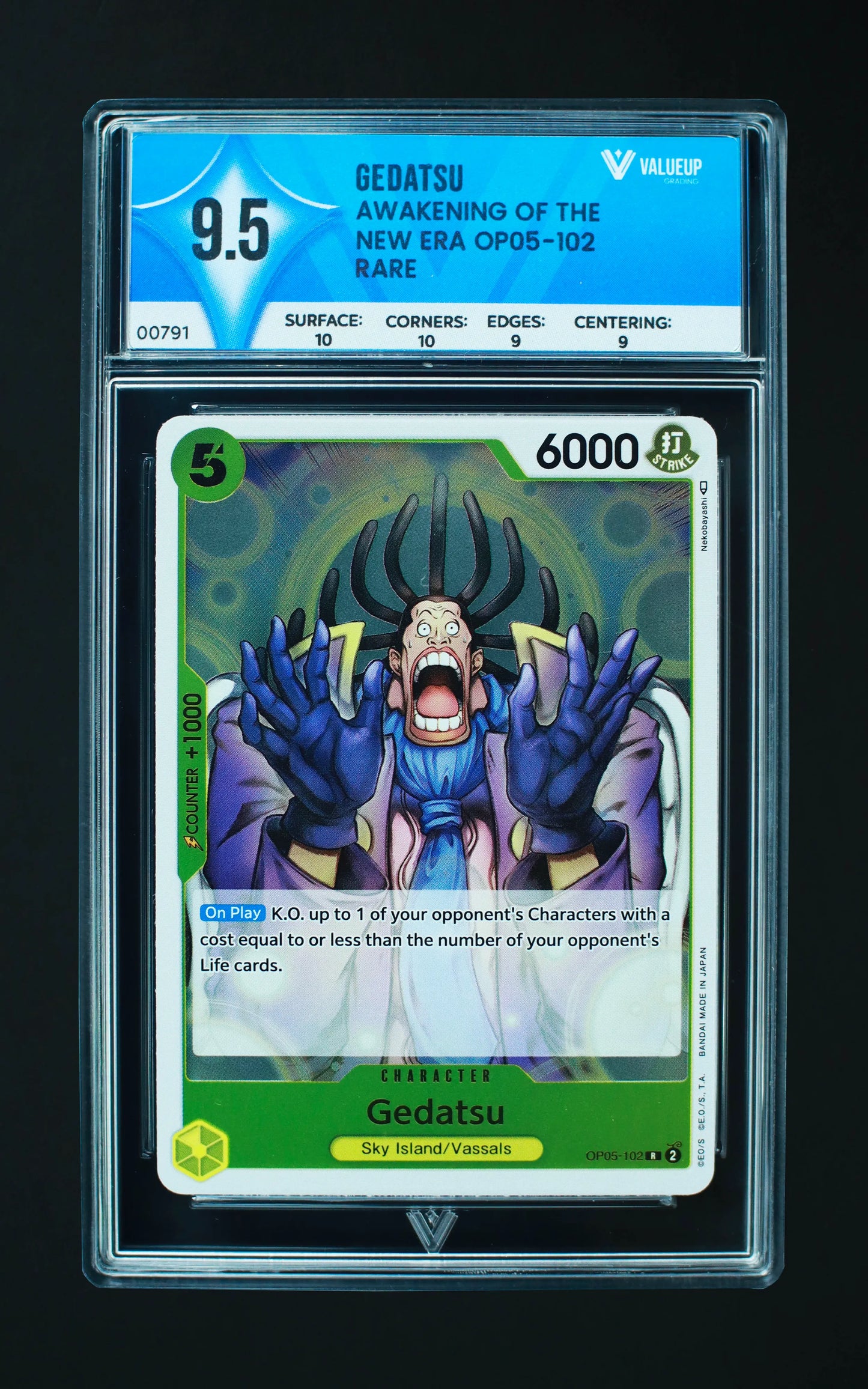 00791 GEDATSU Grading Card