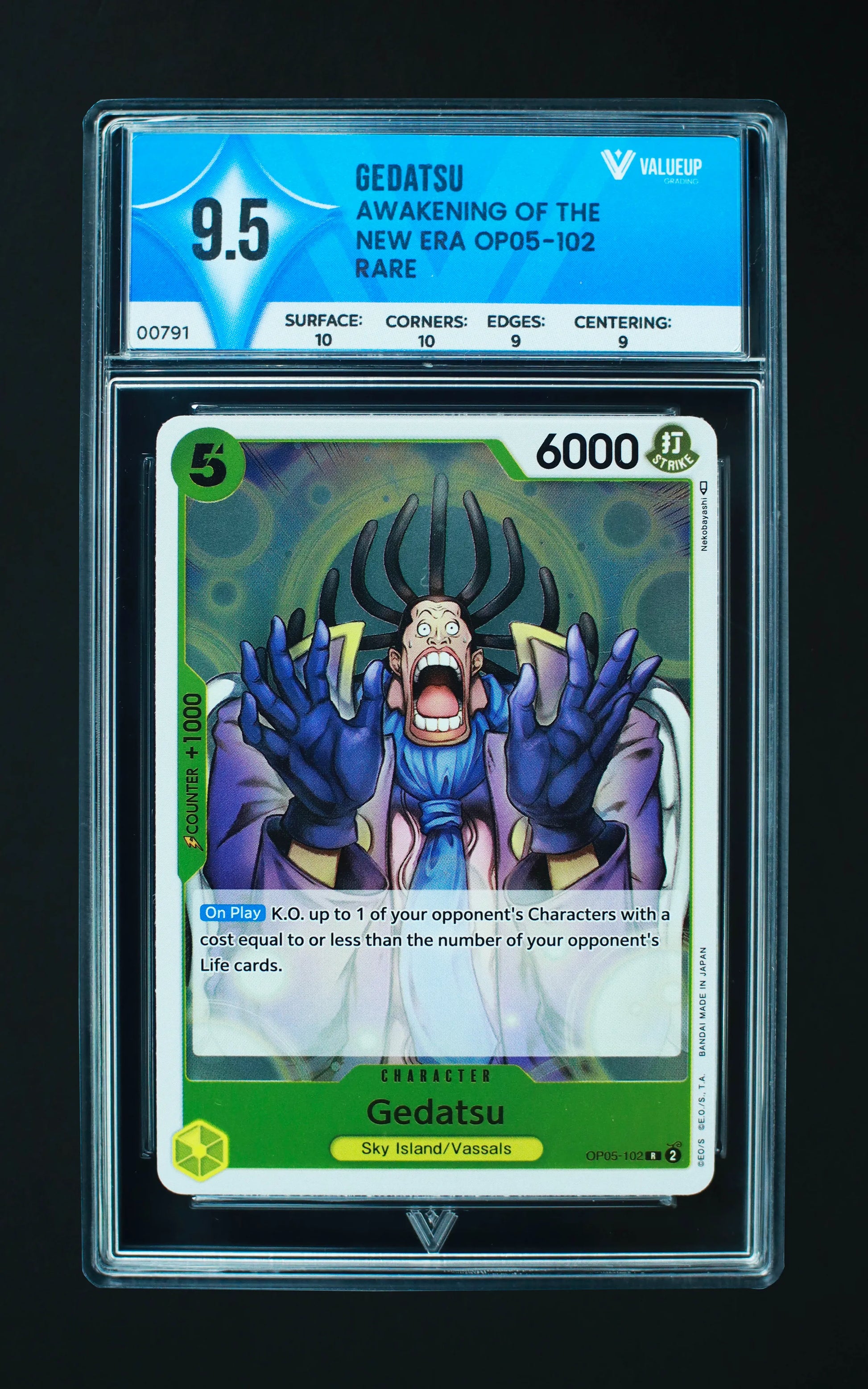 00791 GEDATSU Grading Card