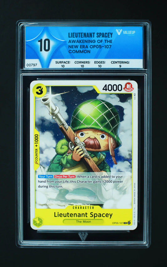 00797 LIEUTENANT SPACEY Grading Card