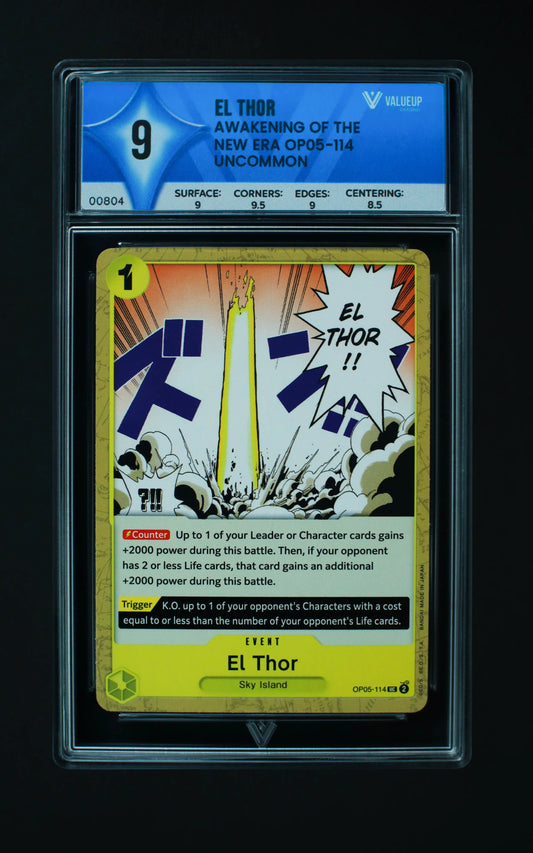00804 EL THOR Grading Card