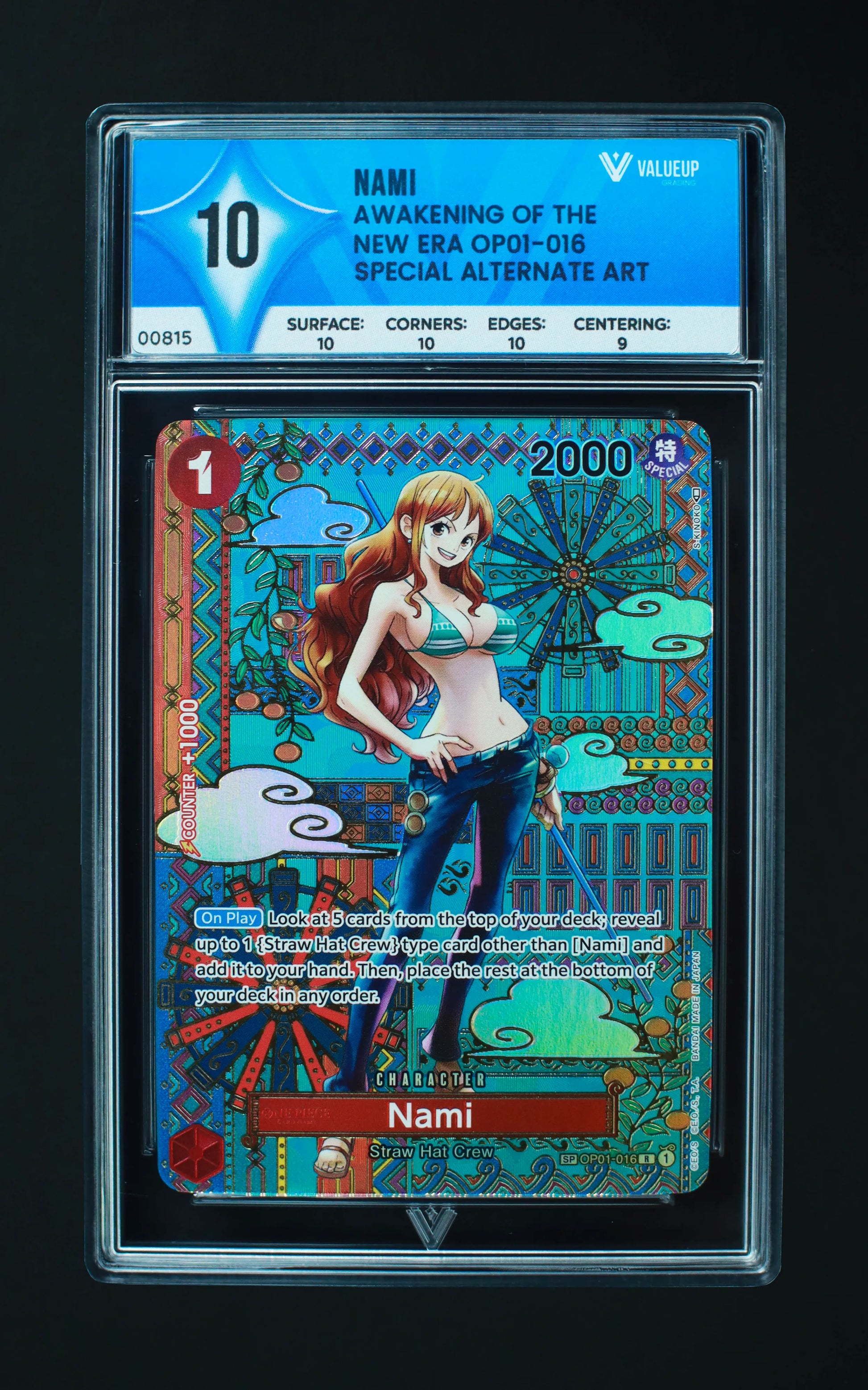 00815 NAMI Grading Card