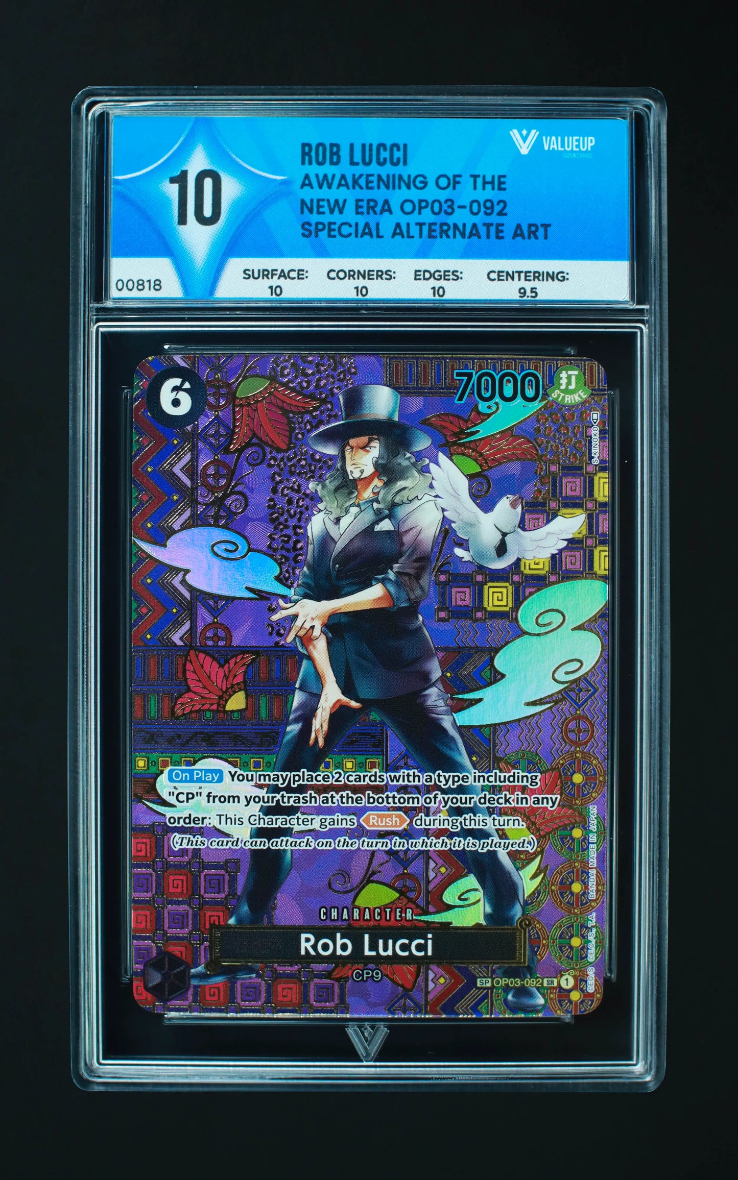 00818 ROB LUCCI Grading Card