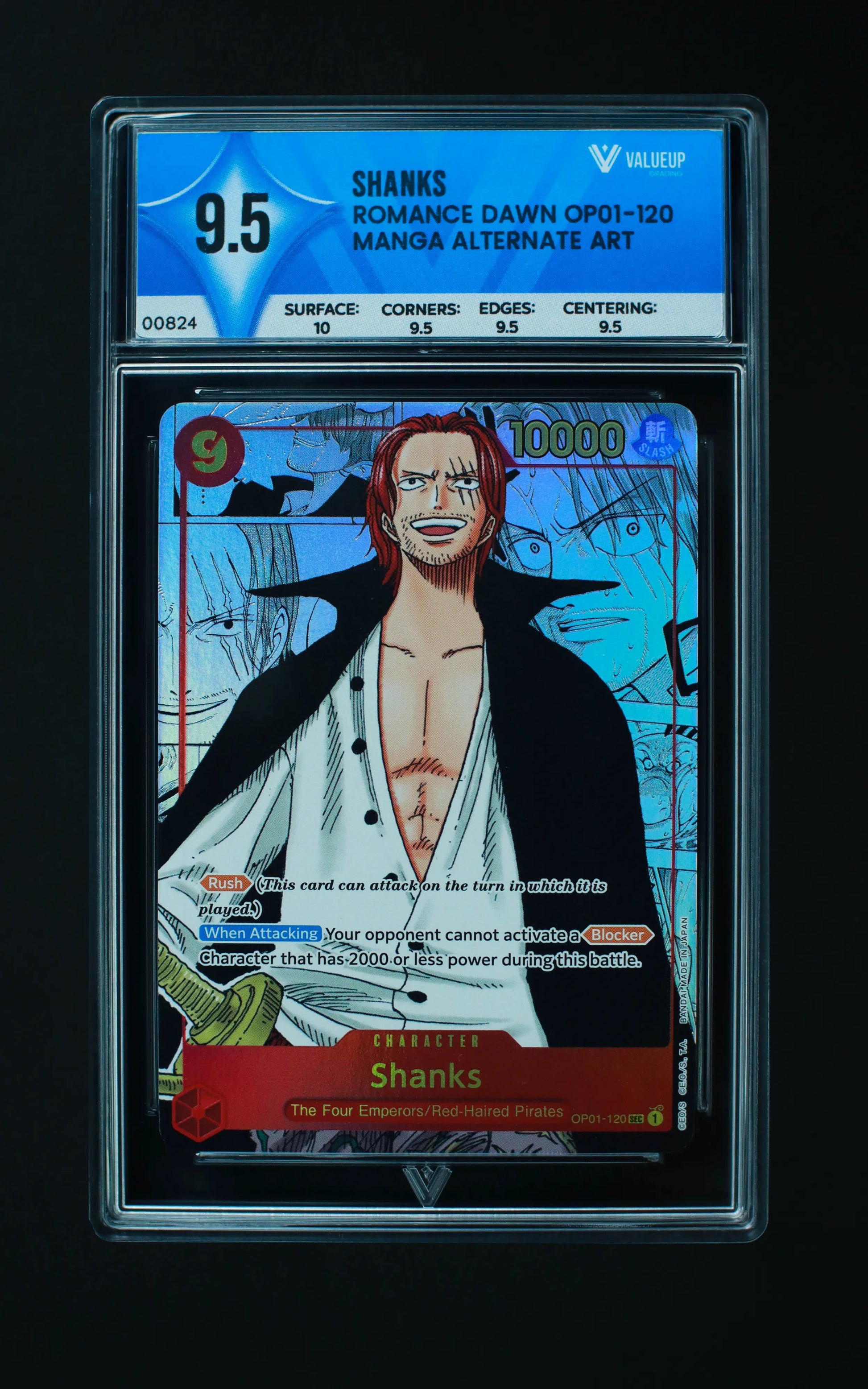 00824 SHANKS Grading Card