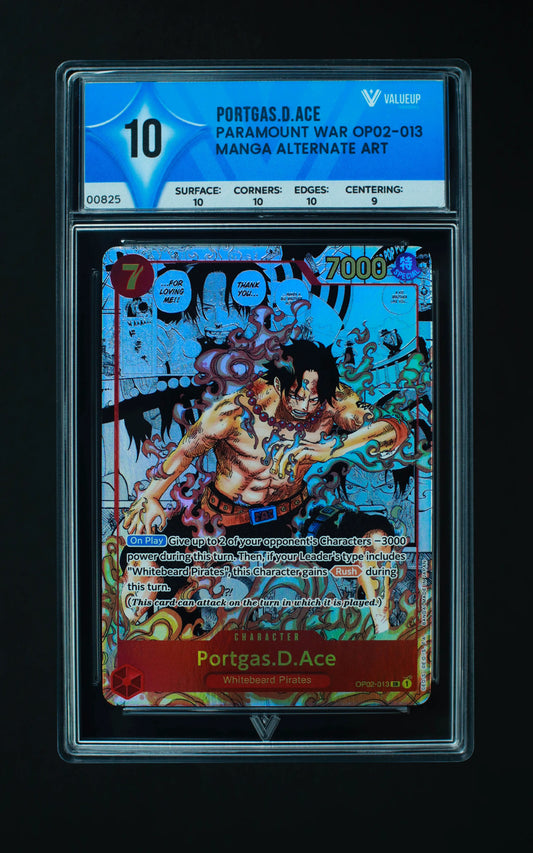 00825 PORTGAS.D.ACE Grading Card