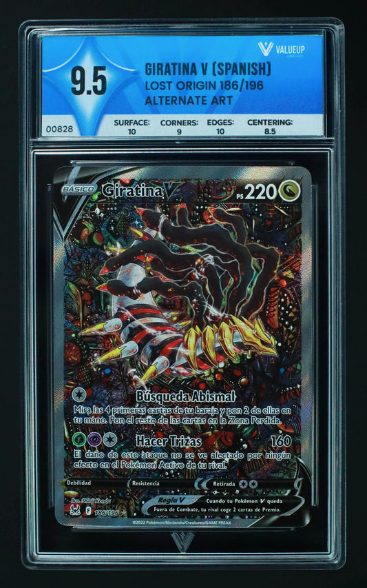 00828 GIRATINA V (SPANISH) Grading Card