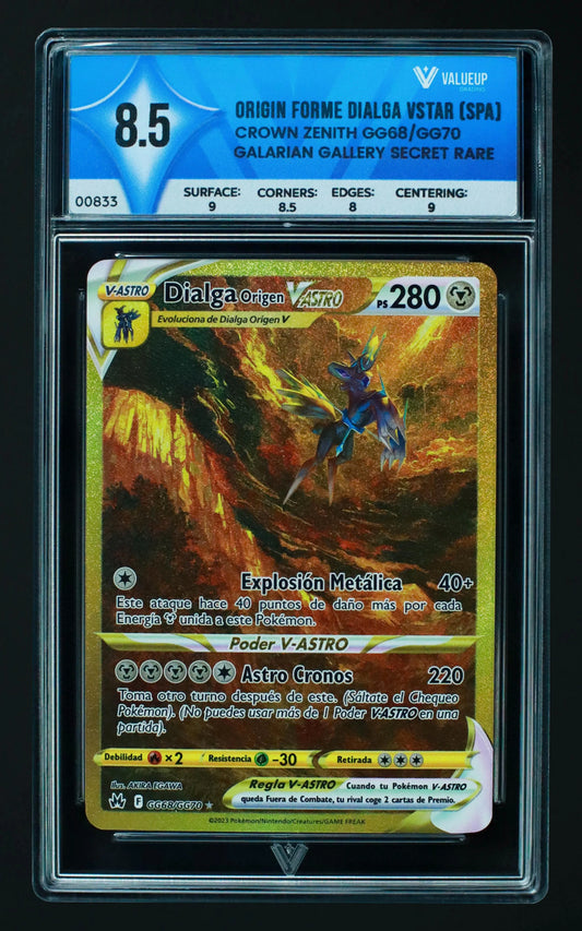 00833 ORIGIN FORME DIALGA VSTAR (SPANISH) Grading Card