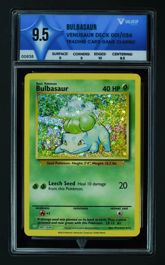 00838 BULBASAUR Grading Card